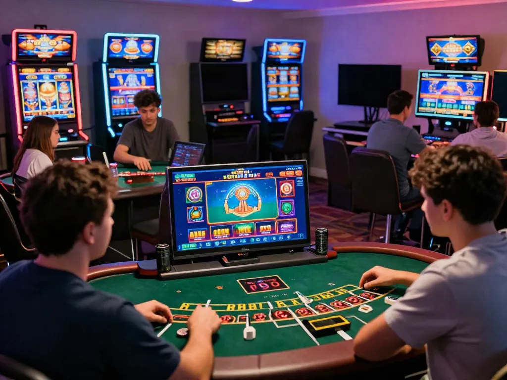 Exciting online casino atmosphere showcasing a uk online casino not on gamstop with diverse players enjoying vibrant gaming experiences.