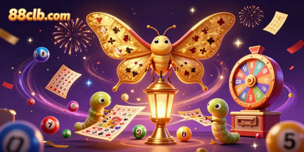 Engage with the colorful features of 88clb-com’s vibrant casino experience, showcasing dynamic gaming elements.