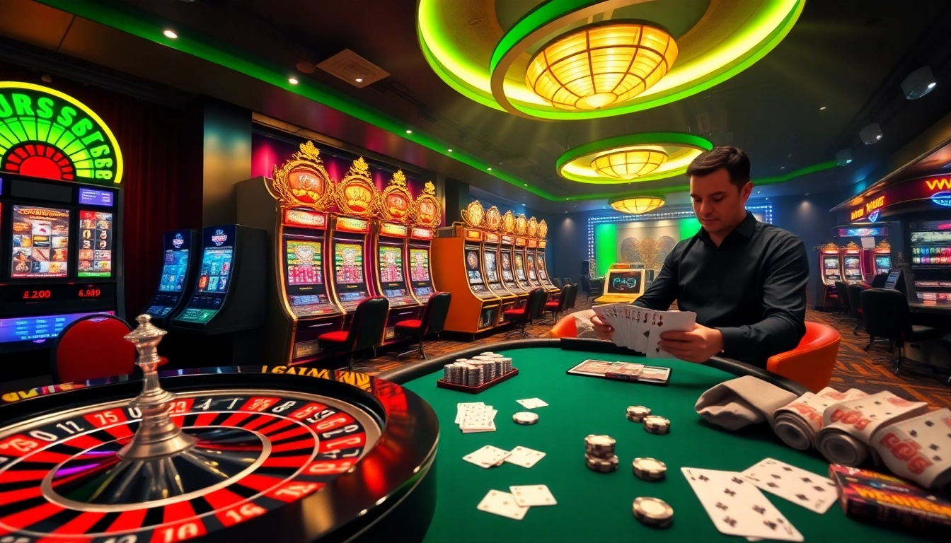 Experience the thrill of lode88 with vibrant casino visuals and exciting gaming elements.
