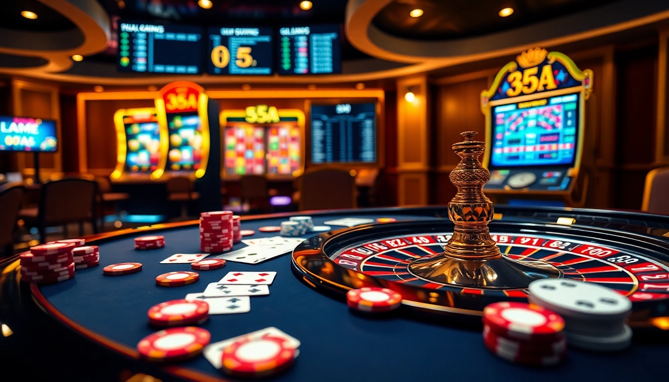 Engaging players at the 65A casino table with vibrant chips and a thrilling roulette wheel.