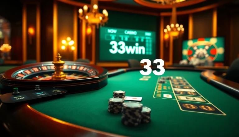Experience the excitement of online gambling at 33win with luxurious tables and rich game details.