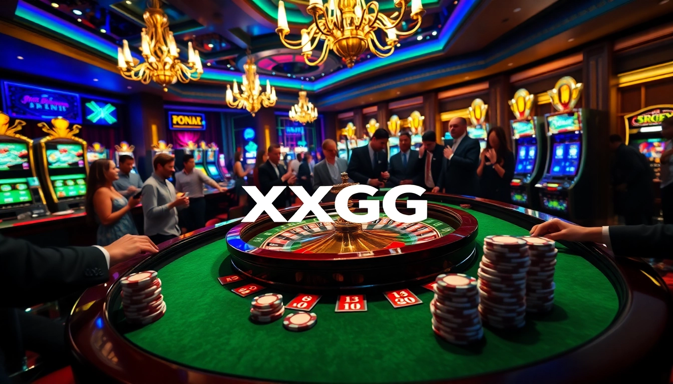 XXGG players enjoying an exciting roulette game at a luxurious casino table.