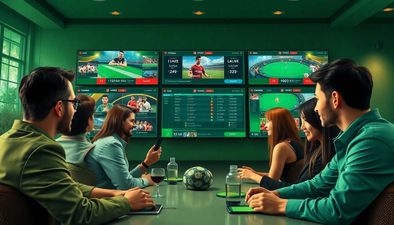 Highly engaging interface showcasing players on okvipwin.live, featuring vibrant sports and casino games, creating excitement.