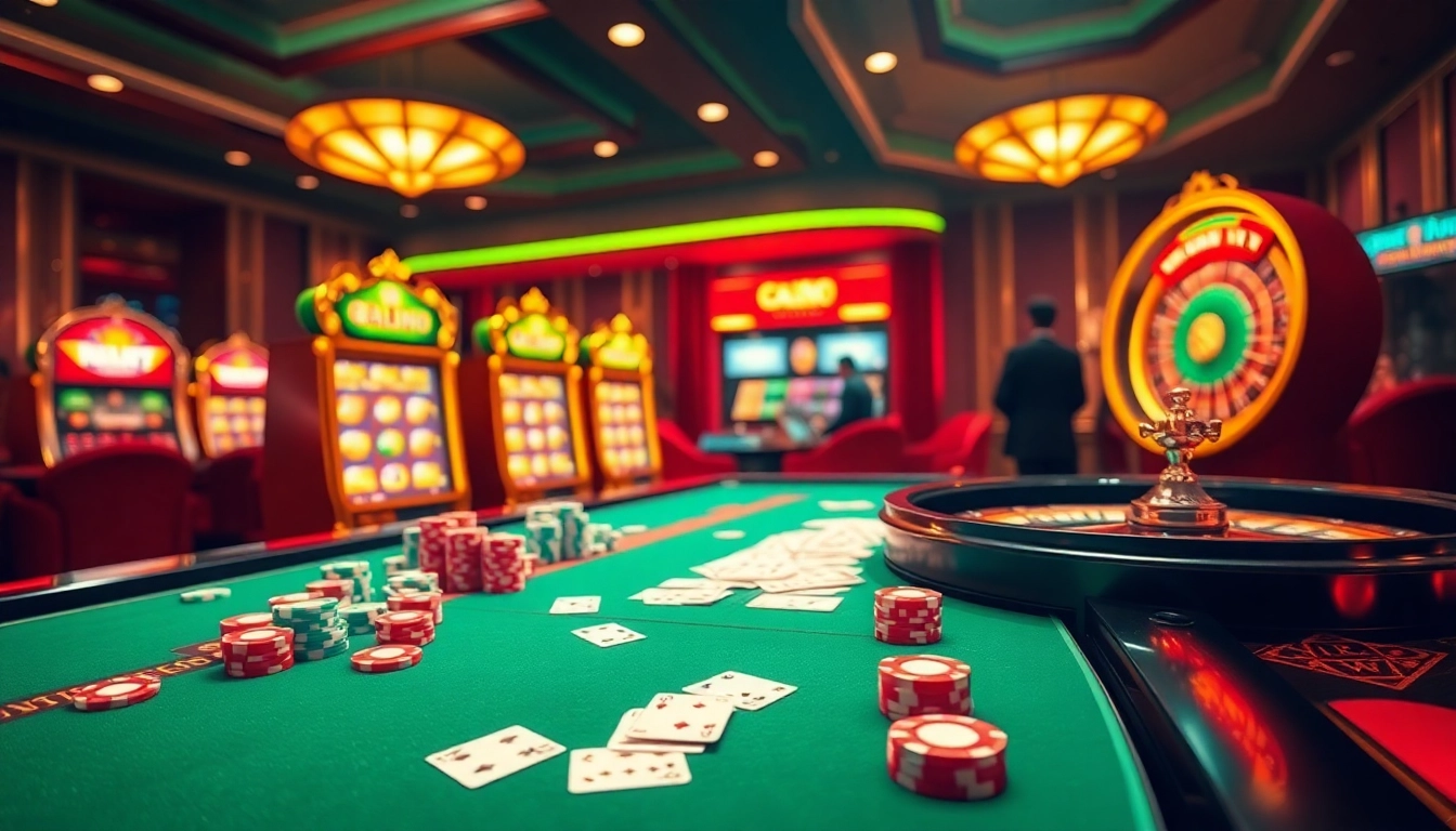 Experience exhilarating wins and casino thrills at https://luckywin.tech/ with poker tables and slot machines.